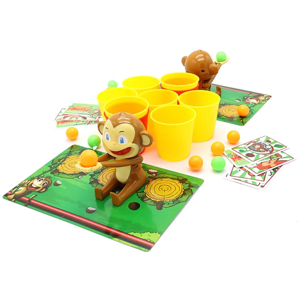Funny Monkey Shooting Basket Toy Party Board Game U840566