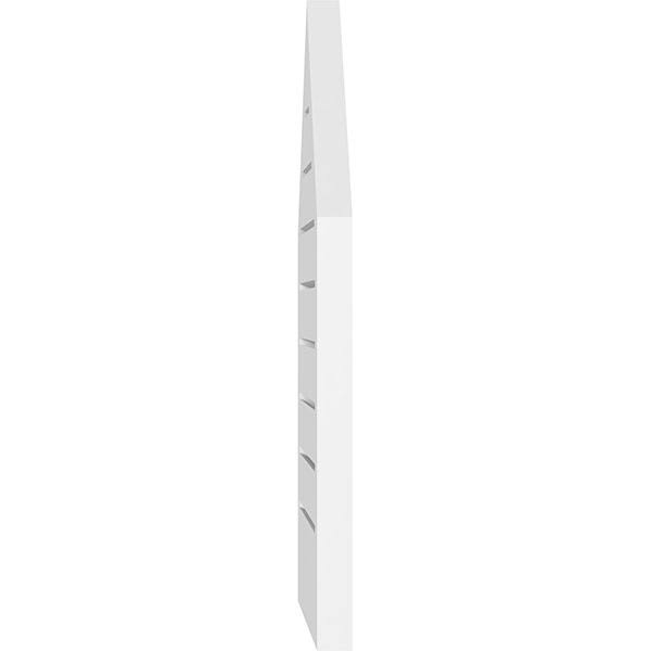 Peaked Top Surface Mount PVC Gable Vent N3826