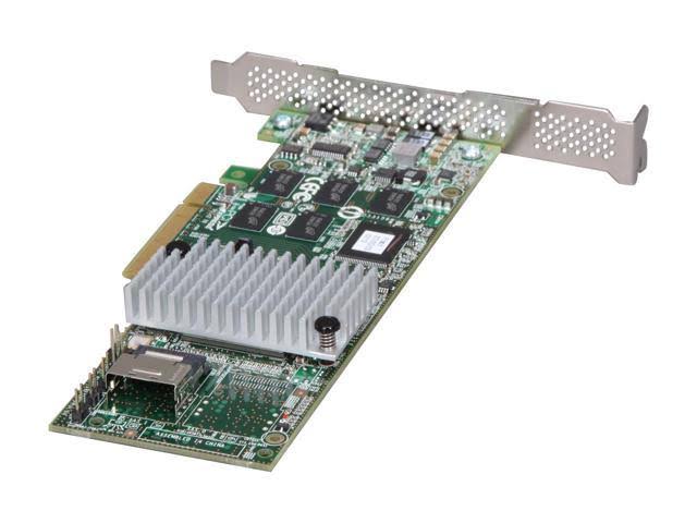 4-Port 6Gb/s SATA+SAS PCIe 2.0 512MB Controller Card O503