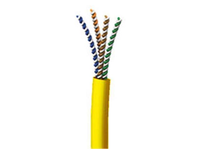 Bulk Cable CAT 5e UTP 1000 ft Yellow X7361