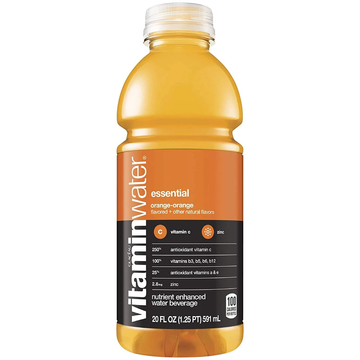Orange Electrolyte Enhanced Bottled Water, 20-Ounce (Pack Of 6) K192277