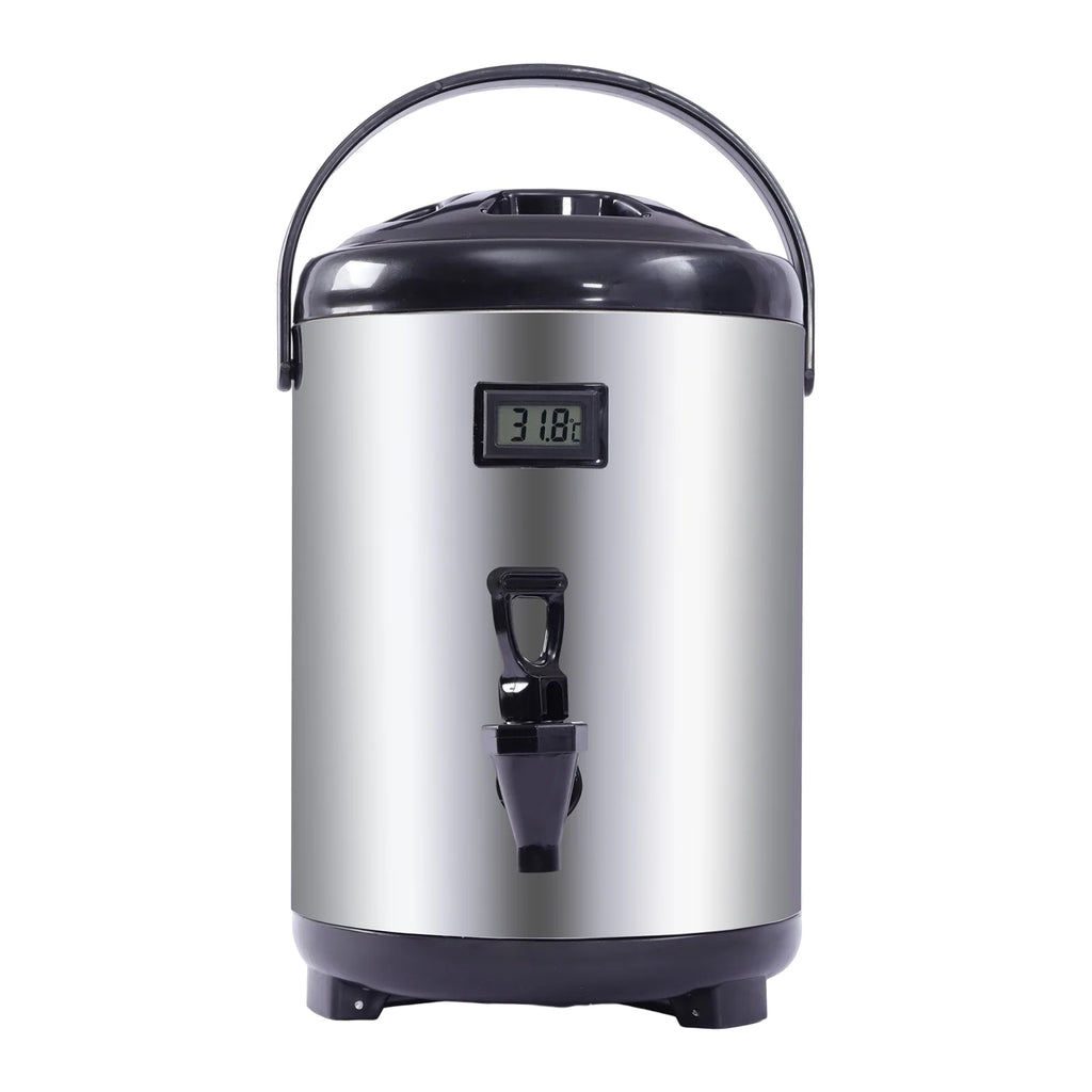 8L Stainless Steel Insulated Beverage Dispenser with Spigot O4266