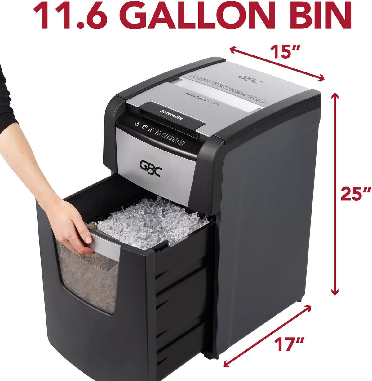 150 Sheet Capacity Super Cross-Cut Paper Shredder P444930
