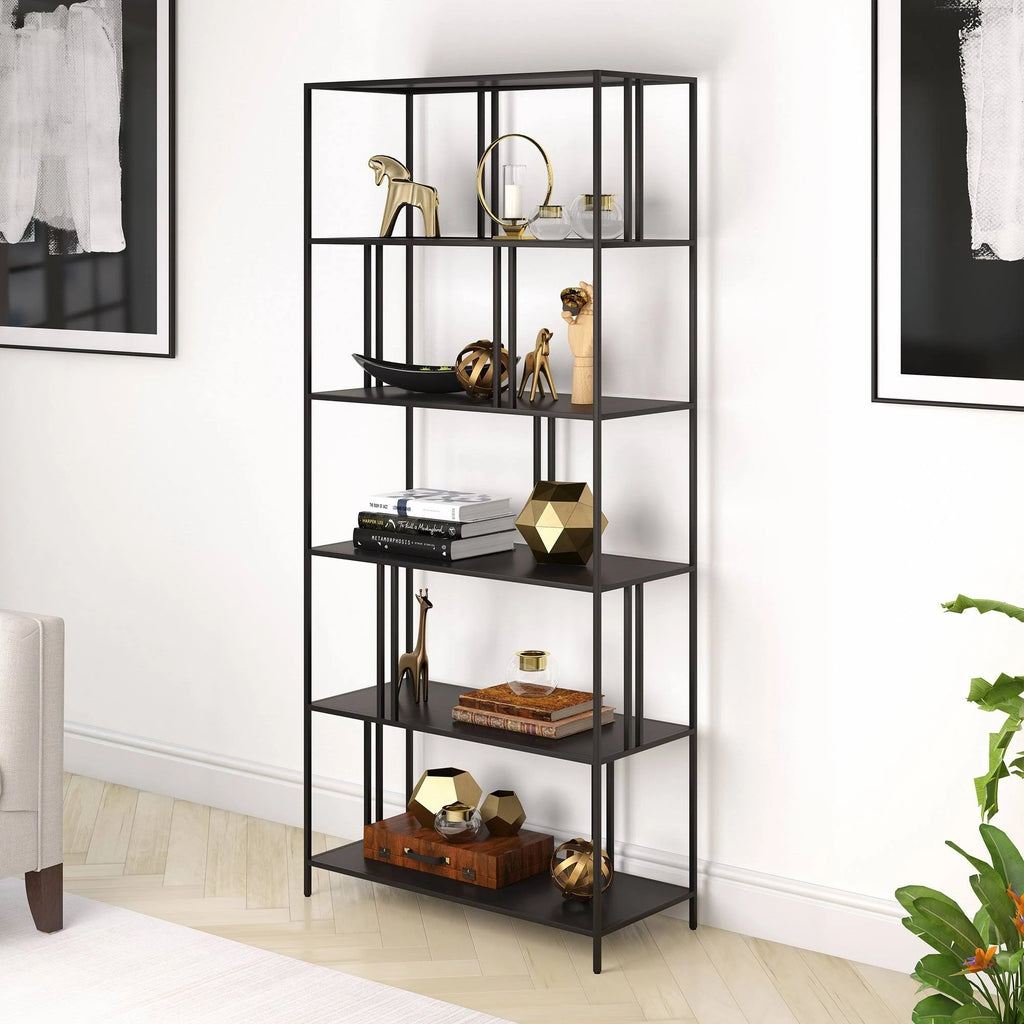 Blackened Bronze Finish Bookcase R765
