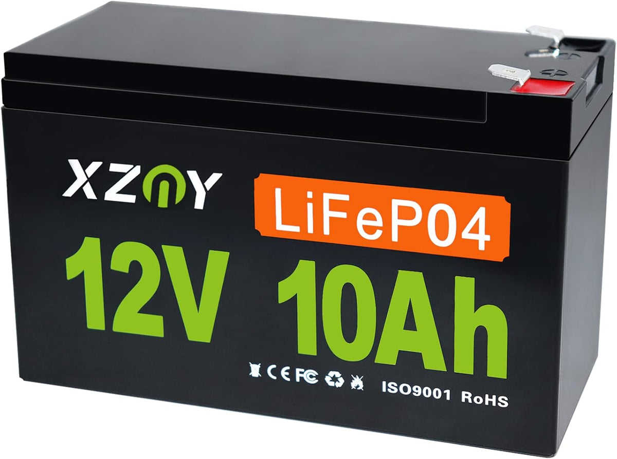 12V 10Ah LiFePO4 Battery with 10A BMS U712437