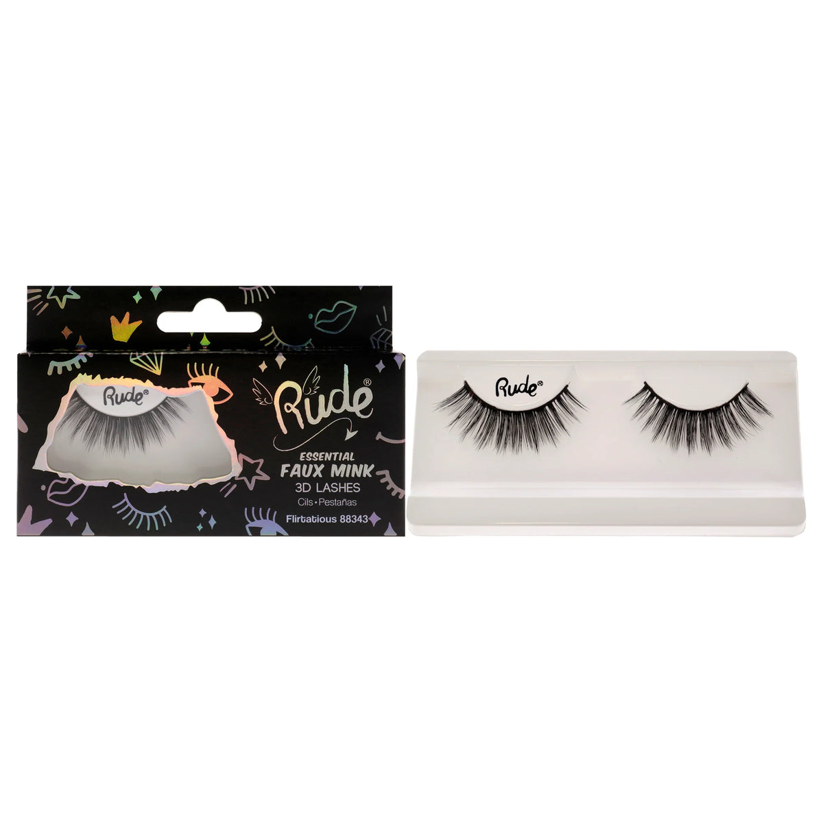 Faux Mink 3D Lashes, 1 Pc Pair J890902
