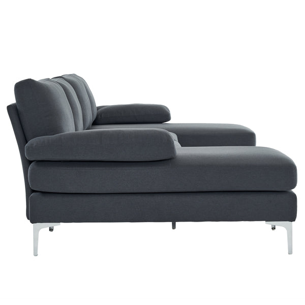 Modular Sofa Dark Gray O407127
