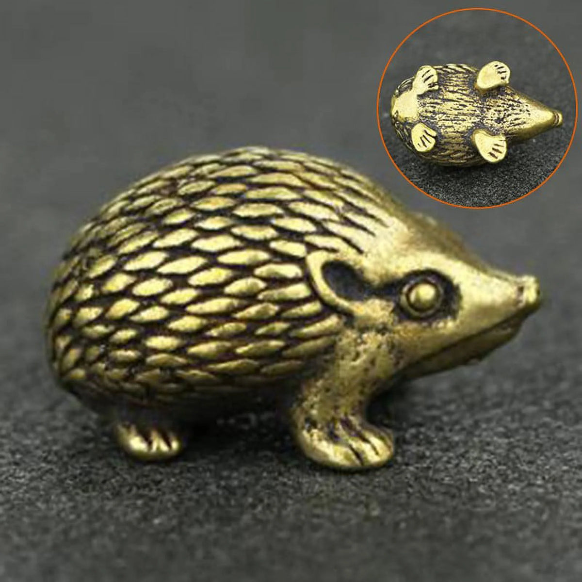 Vintage Hedgehog Statue Ornaments W861
