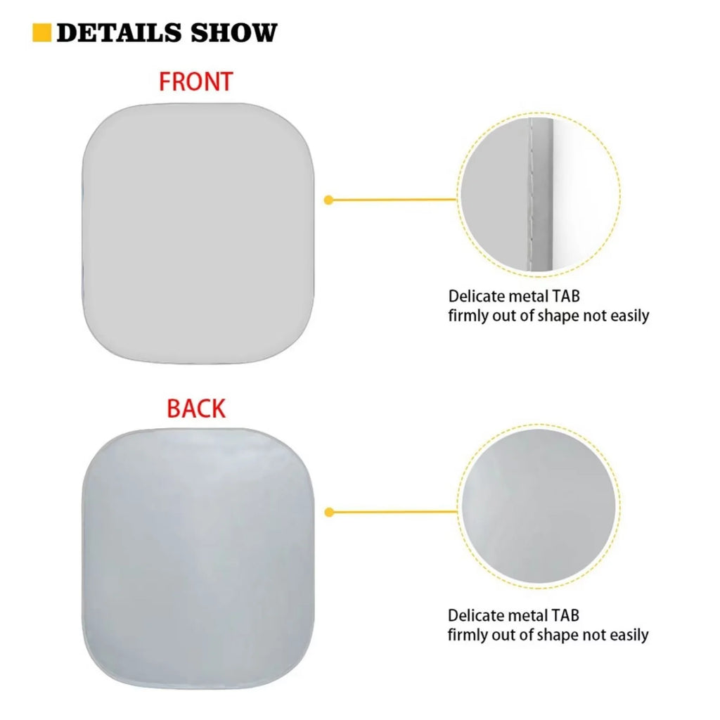 Sun Shade for Car Windshield 2 Pack Foldable Sun Reflector Z108