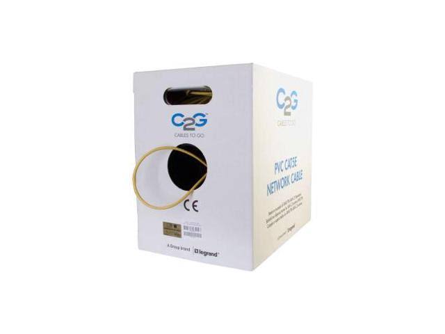 Bulk Cable CAT 5e UTP 1000 ft Yellow X7361