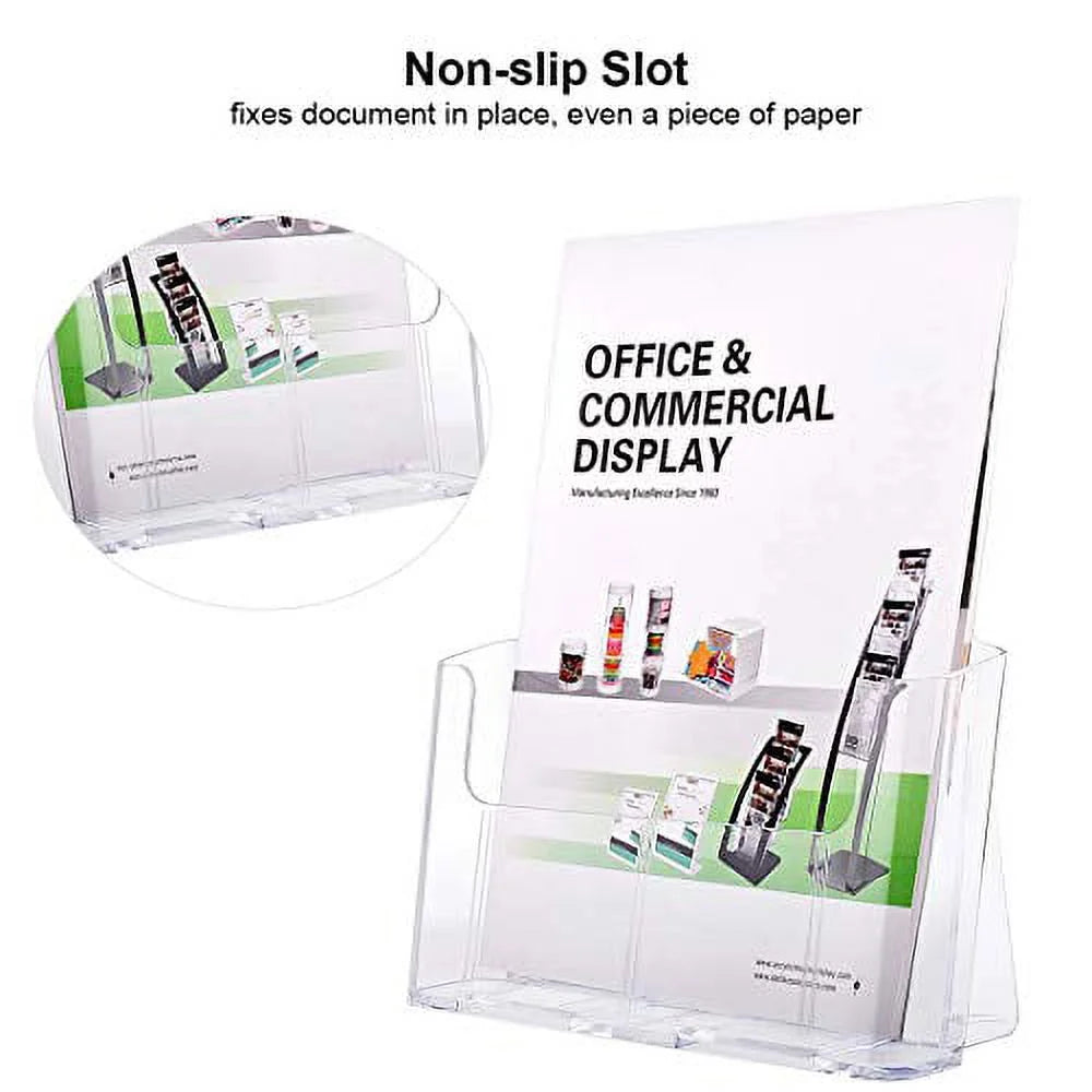 Clear Acrylic Brochure Holder 2 Pack L38437