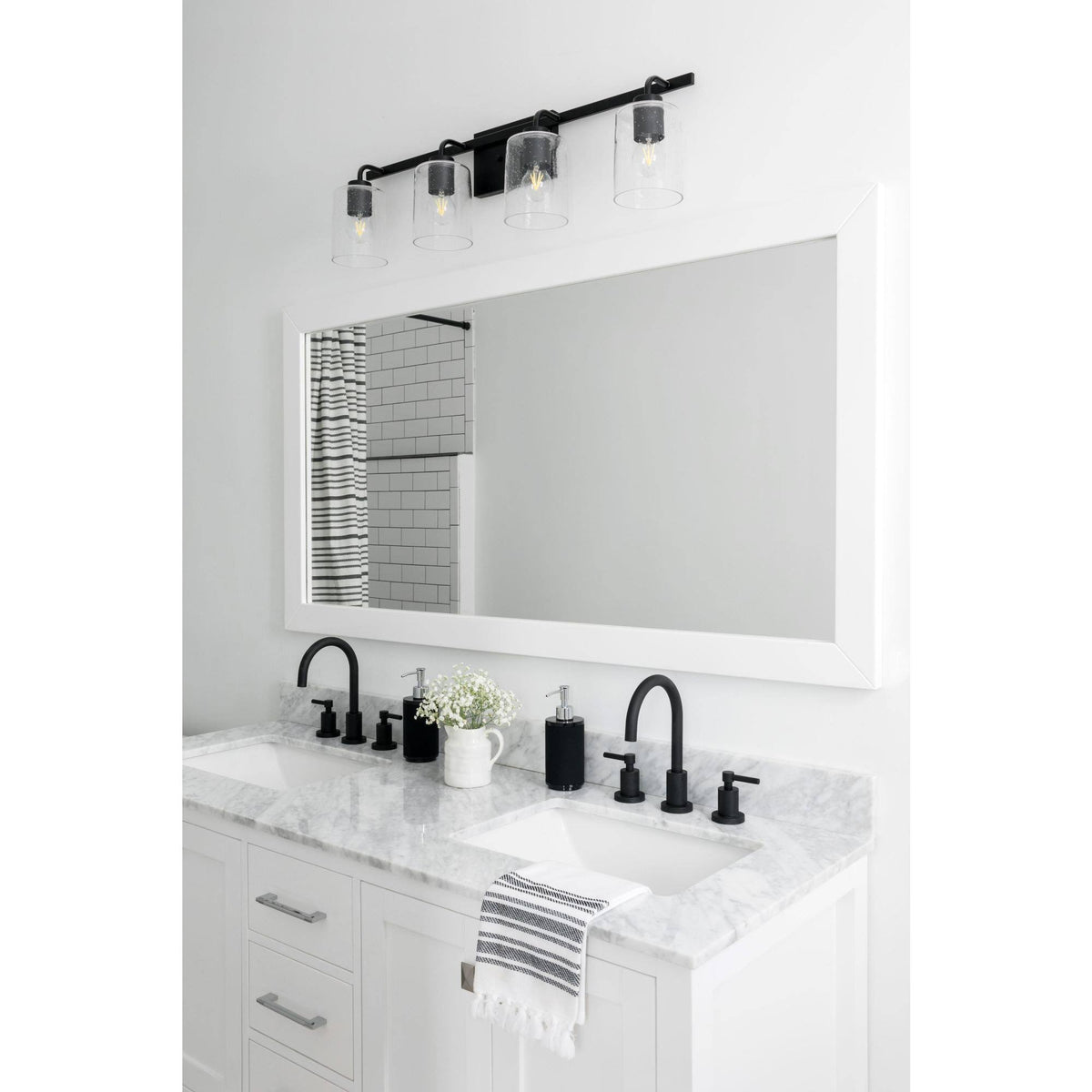 4 Light Brushed Nickel Vanity U184