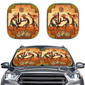 Sun Shade for Car Windshield 2 Pack Foldable Sun Reflector Z108