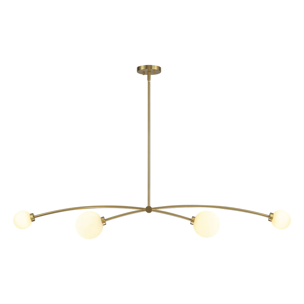 4-Light Sputnik Linear Globe Pendant C21065