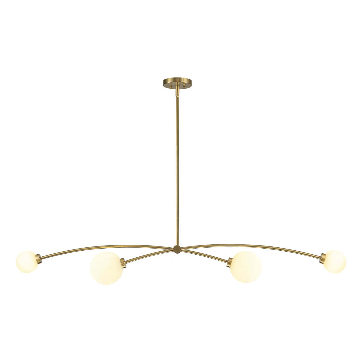 4-Light Sputnik Linear Globe Pendant C21065