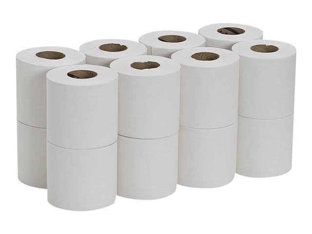 Mini Centerpull Bath Tissue, 2 Ply, White, 16 Rolls U435790