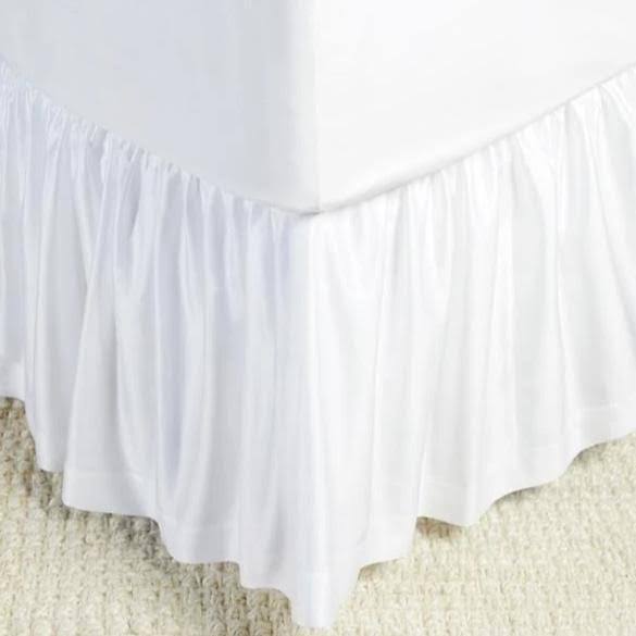 Dark Khaki Queen Dust Ruffle I99670