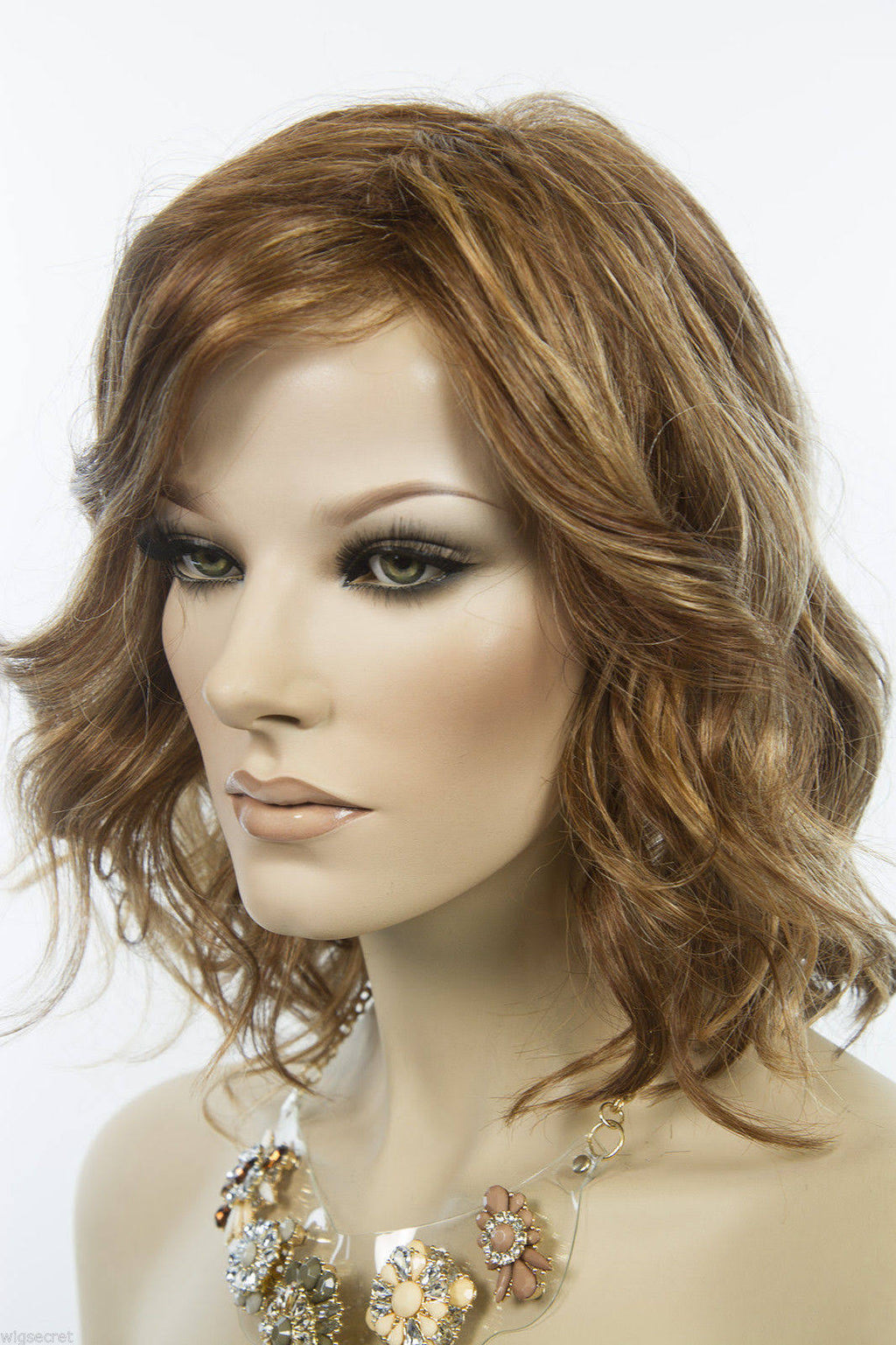 Dark Brown Wavy Lace Front Wig A7078