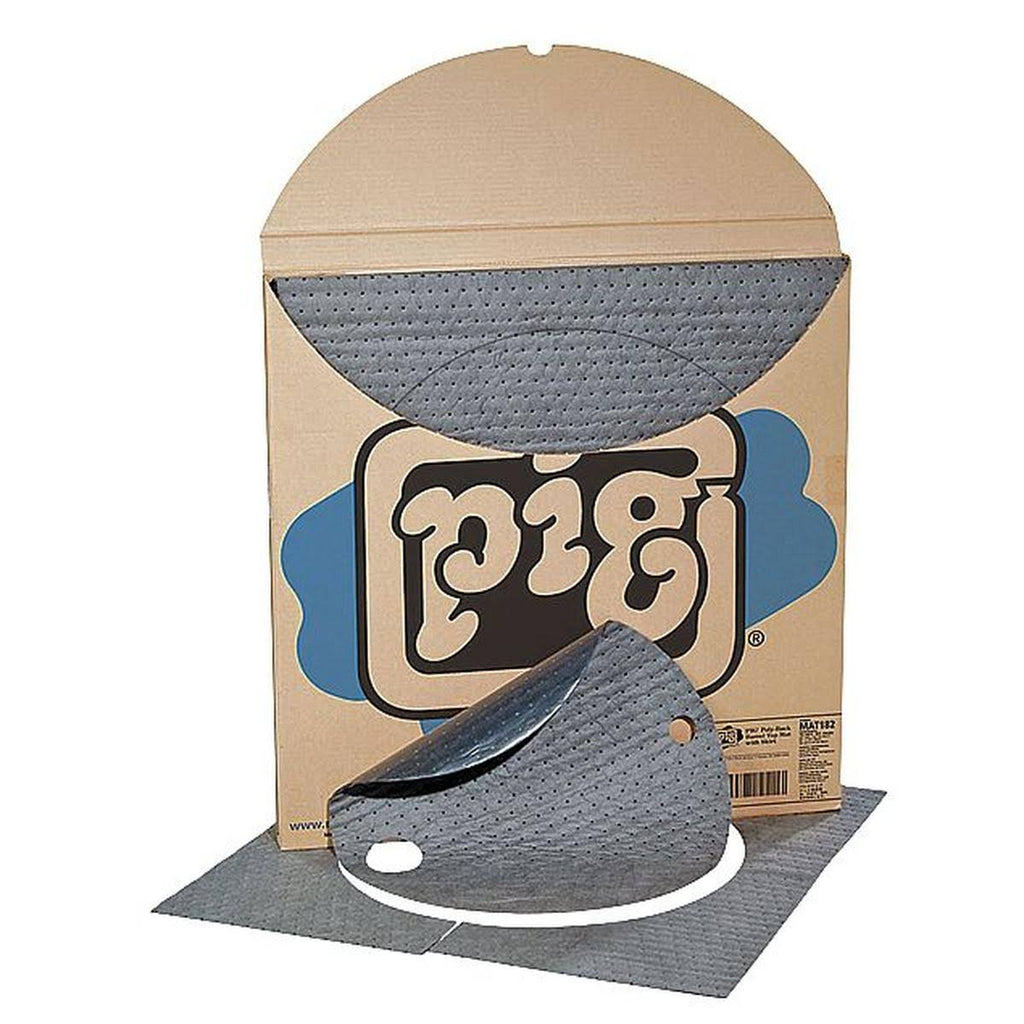 Gray Drum Top Absorb Pad, PK15 Y86958