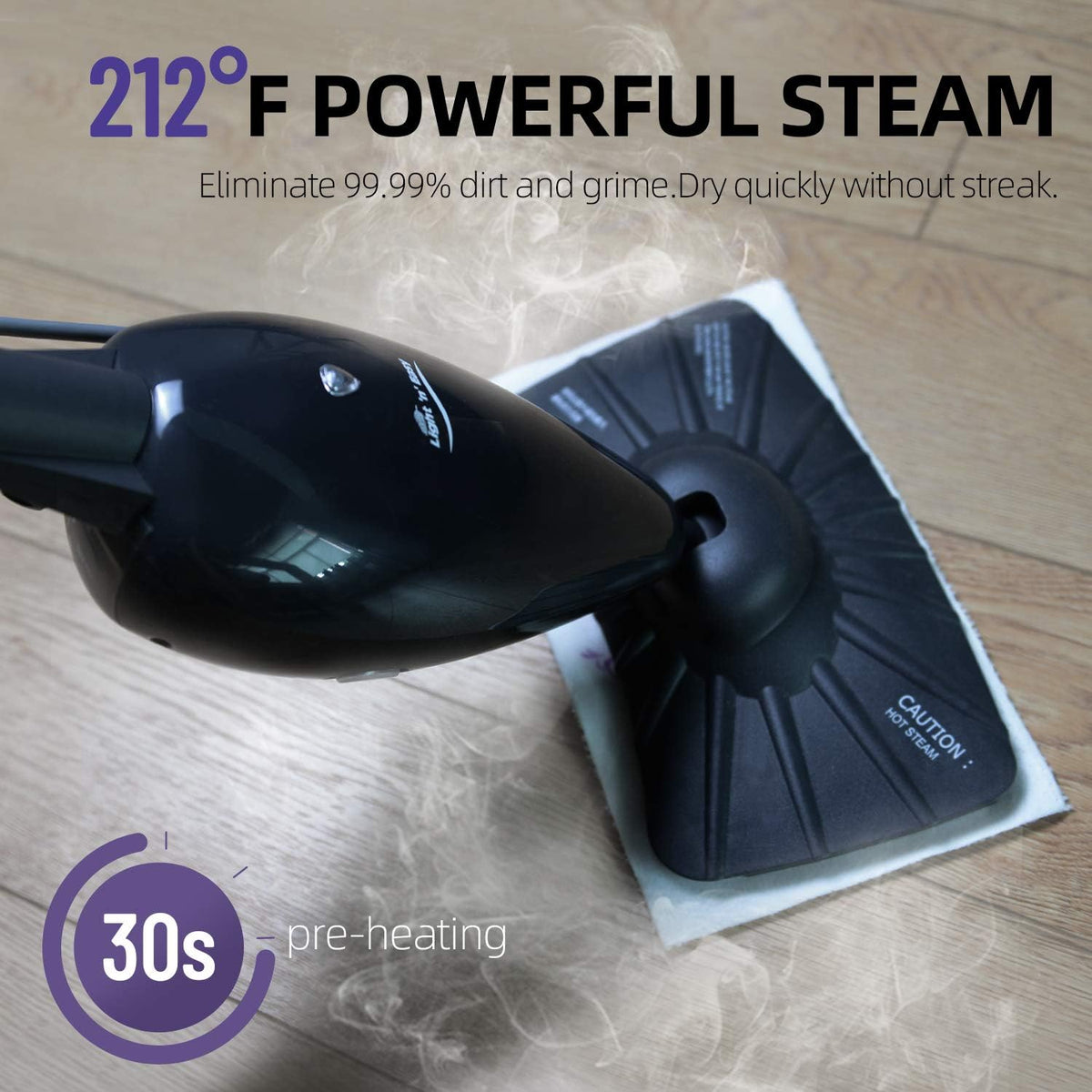 Black Steam Mop X746533
