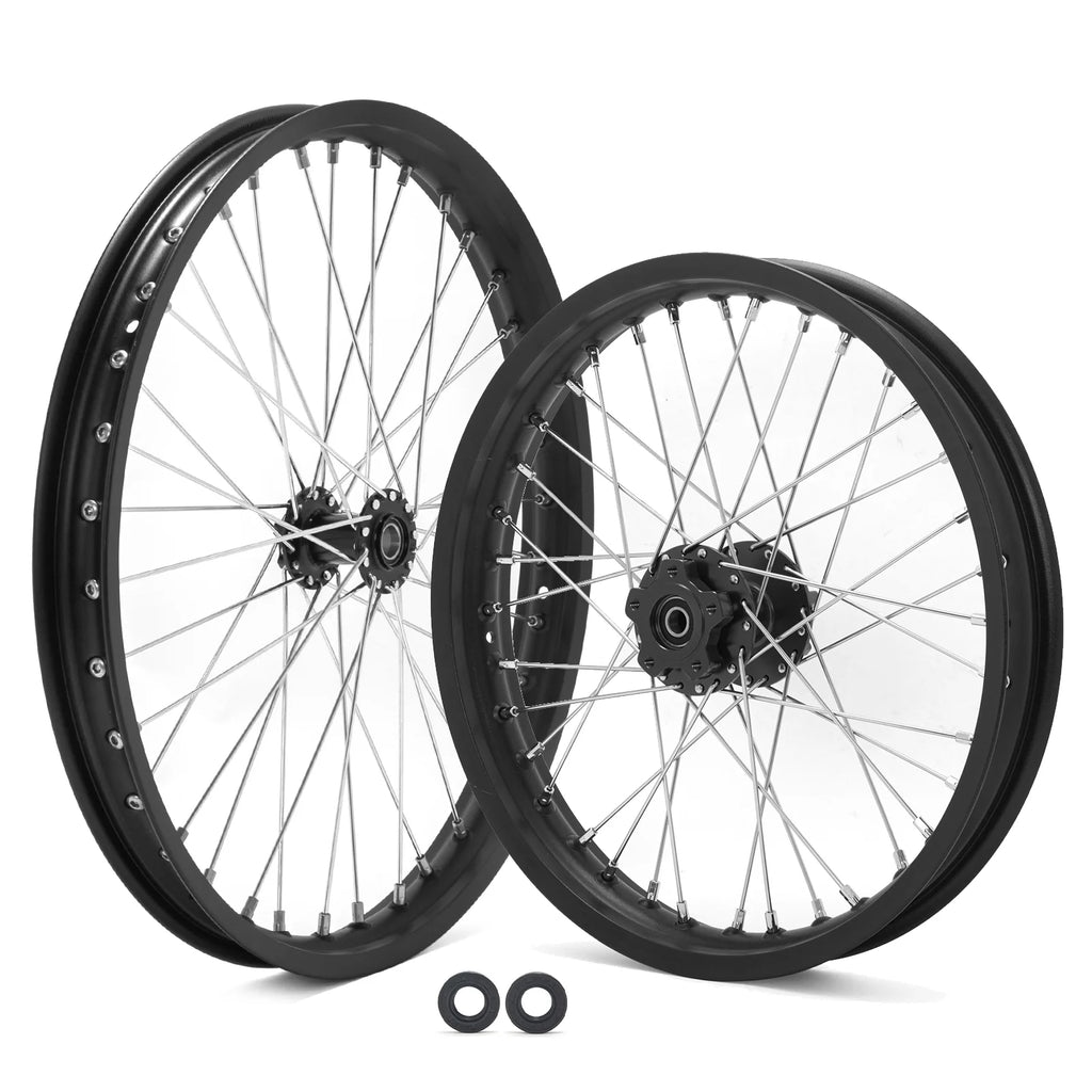 21" x 18" Front Rear Wheels Rims Hubs Set For Talaria Sting MX Eletric Dirt Bike V544