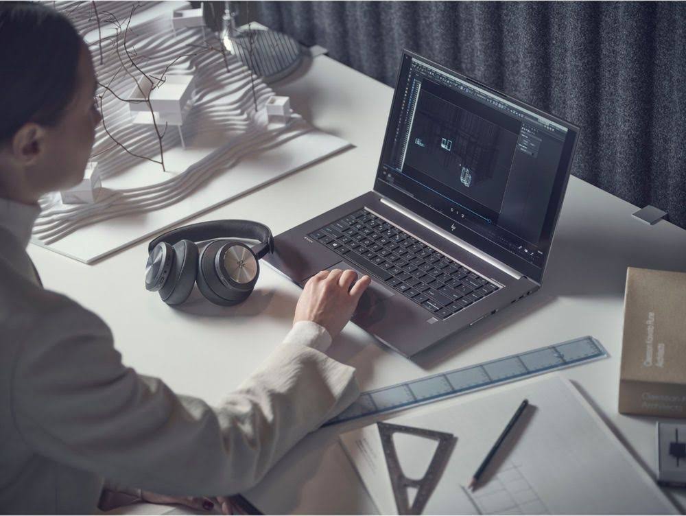 Navy Wireless Noise Cancelling Over-the-Ear Headphones Z441729