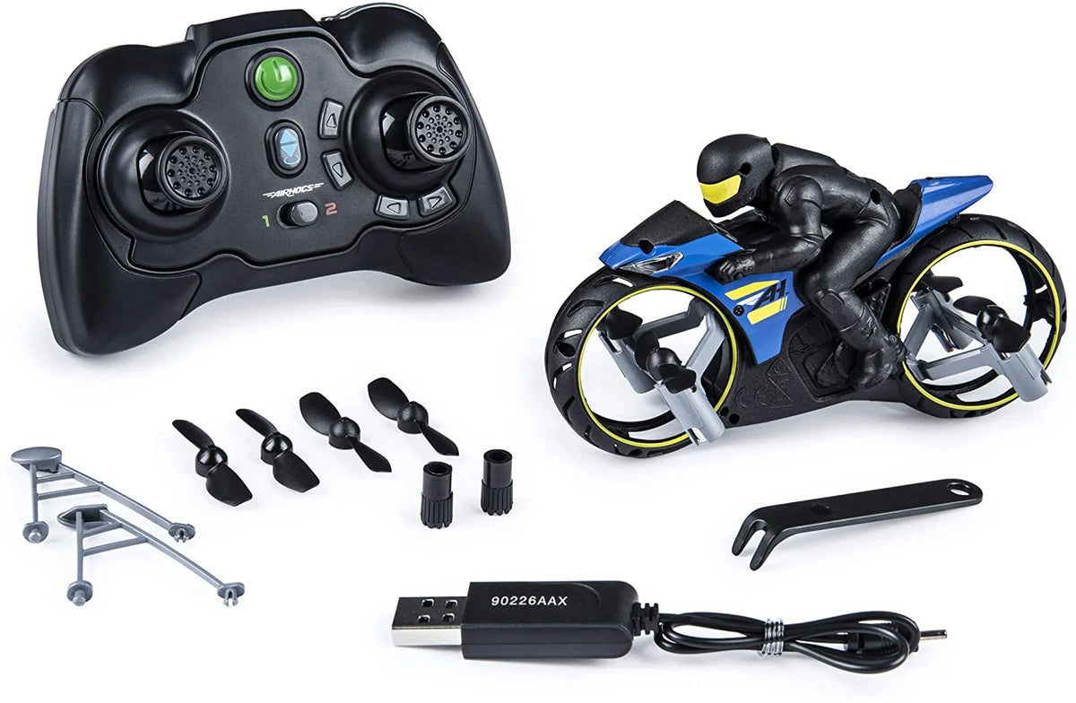 2-in-1 Remote Control Stunt Motorcycle F9653