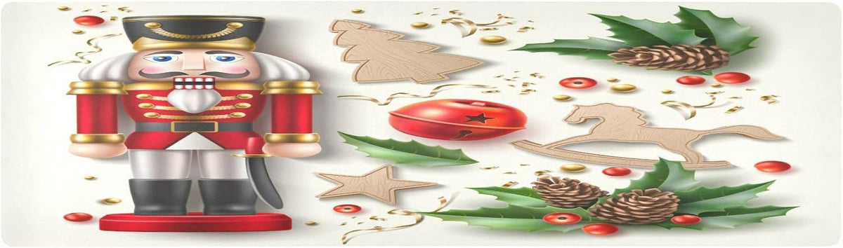 Nutcracker Christmas Trivets for Hot Pots and Pans Waterproof Table Mats B56648