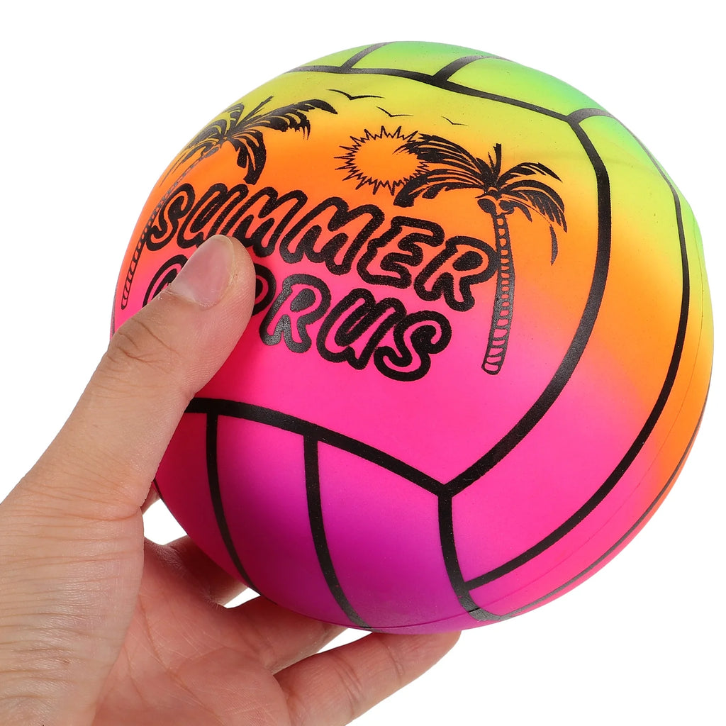 Inflatable Rainbow Volleyball Beach Ball K391