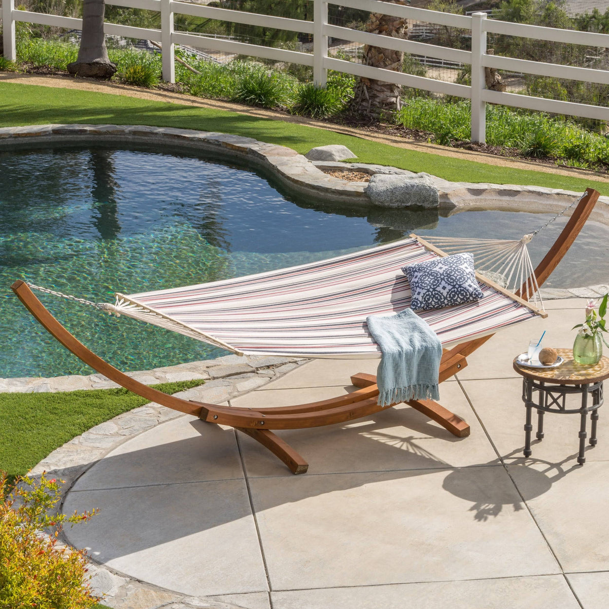 Teak Brown Hammock Base S295