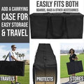 Teal Cornhole Board Set with Carrying Case R4365