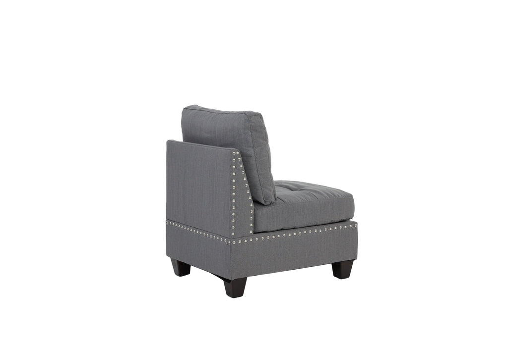 5 Pcs Modular Sofa Set Gray Z1165