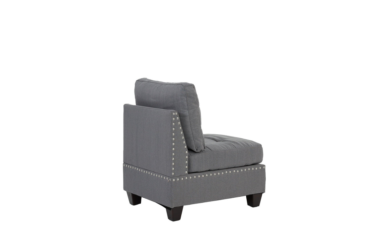 5 Pcs Modular Sofa Set Gray Z1165
