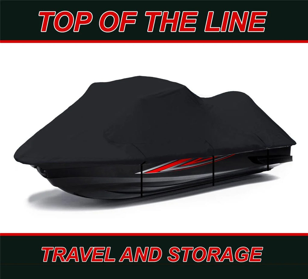 Black Jet Ski Cover for Yamaha Wave Runner VXR Pro 700 1993 1994 1995 1-2 Seater E2755