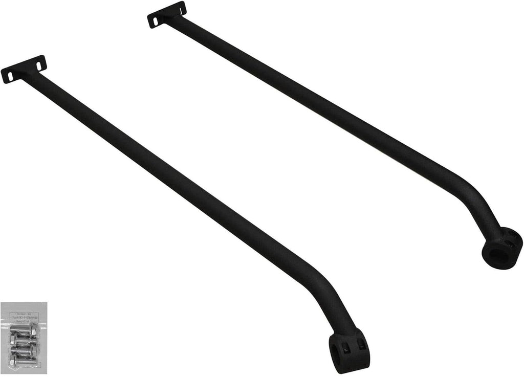 Heavy Duty Rear Roll Cage Support for Polaris RZR S 1000, Wrinkle Black S256