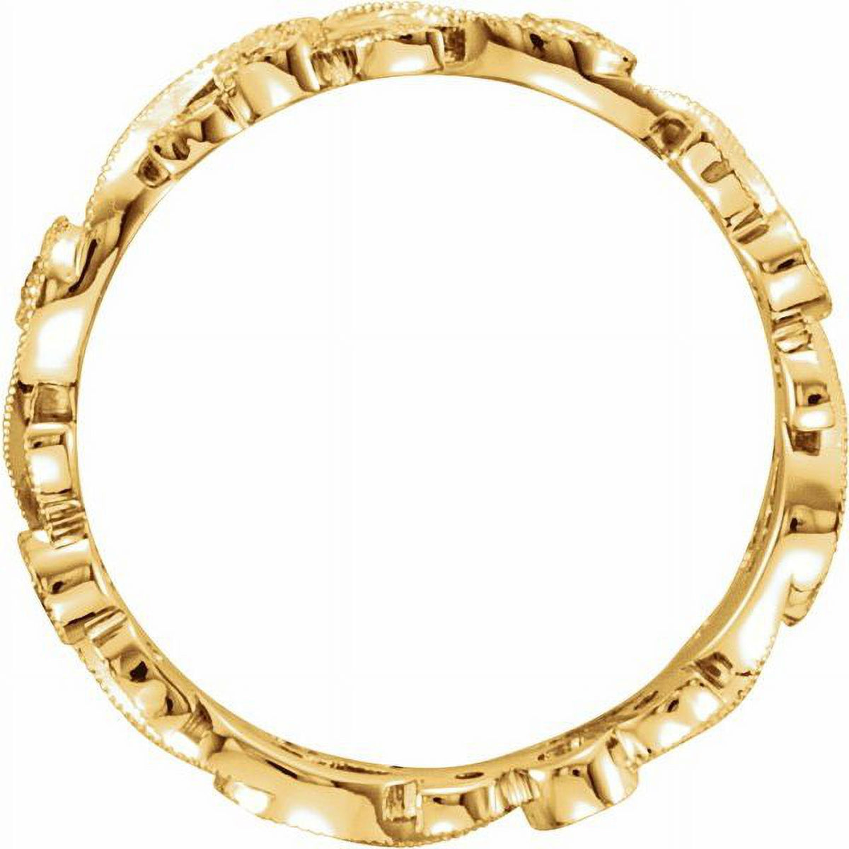 14K Yellow 1/4 CTW Natural Diamond Eternity Band Size 6 Q5490