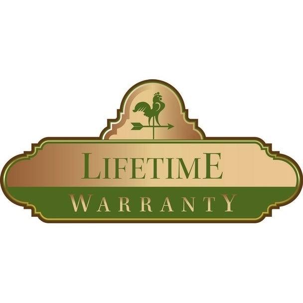 Bronze Finial with Decorative Copper Roof Mount U53099