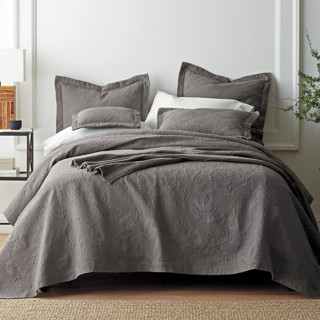 Coral Cotton Matelasse Coverlet Twin G63130