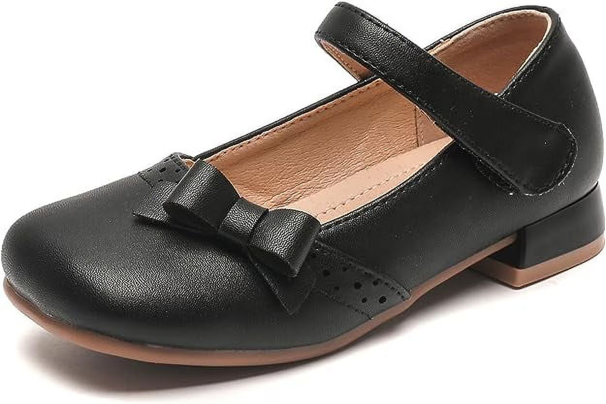 Black Mary Jane Ballet Flats Shoes H6866