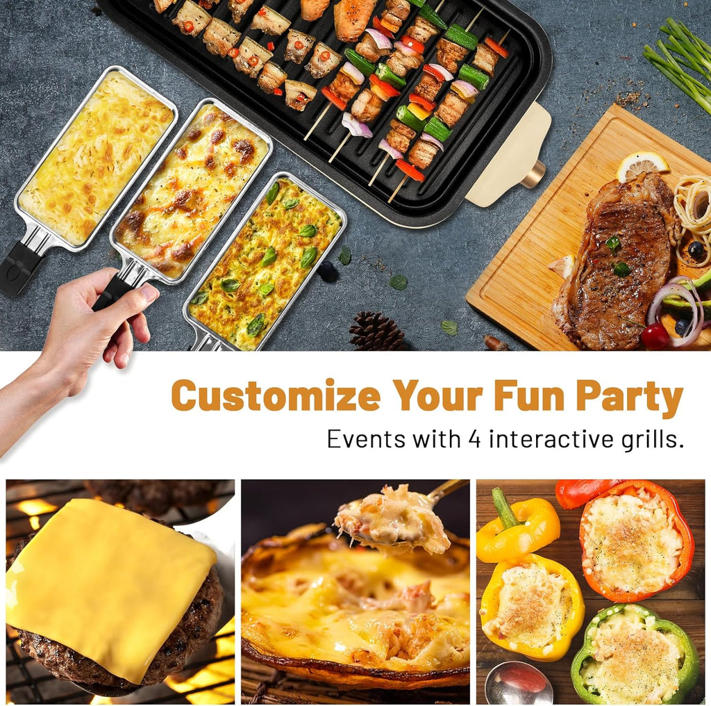 Indoor Electric Smokeless Grill with Non-Stick Removable Plate, 1500W D44366
