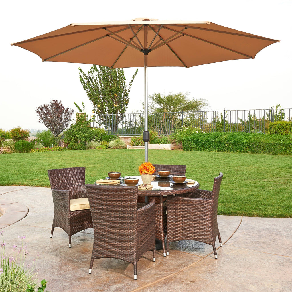 6 Piece Wicker Dining Set R28163
