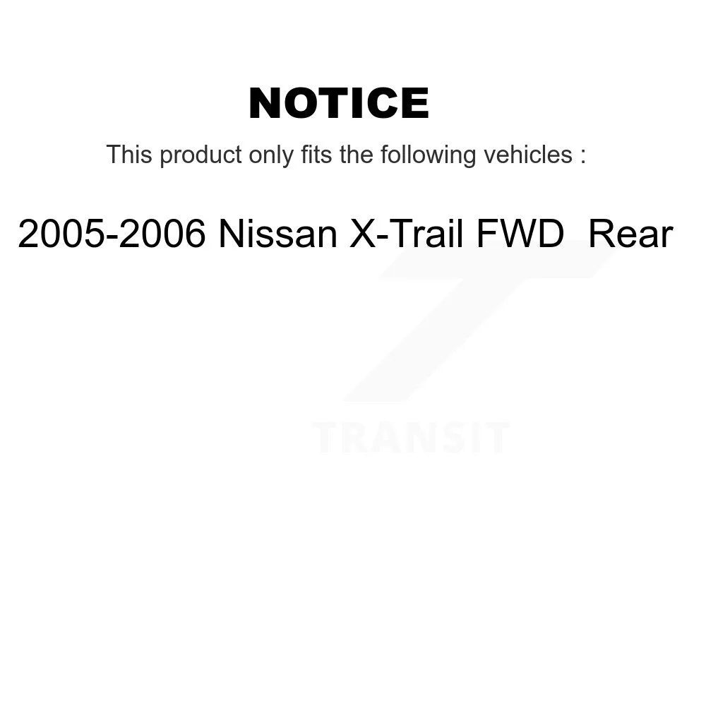 Rear Wheel Bearing for Nissan X-Trail FWD U22141