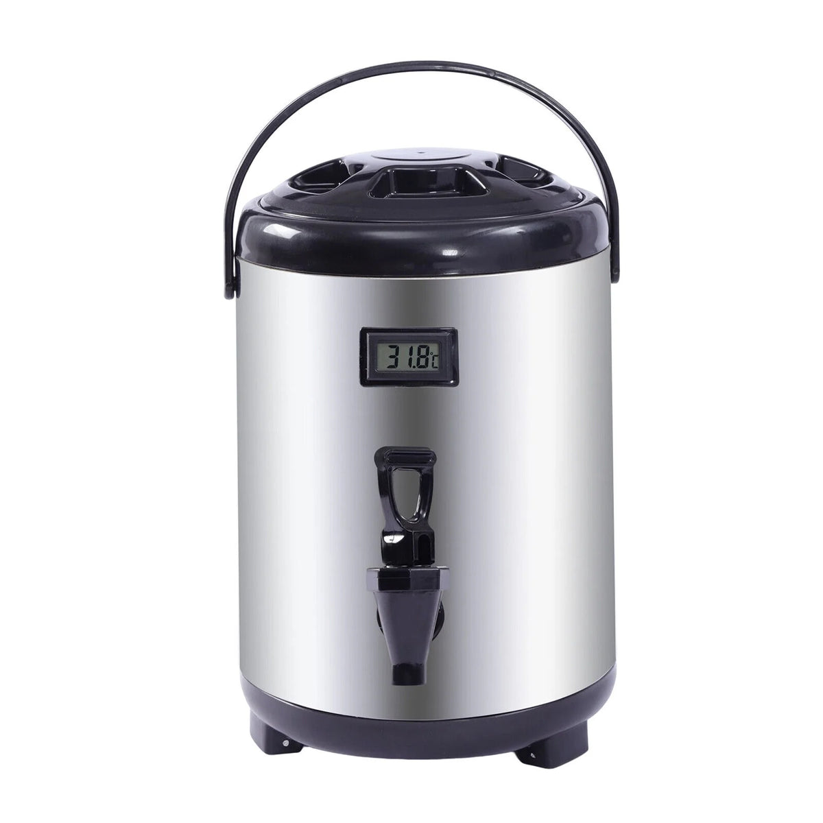 8L Stainless Steel Insulated Beverage Dispenser with Spigot O4266
