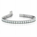 14K White Gold Tennis Bracelet M673