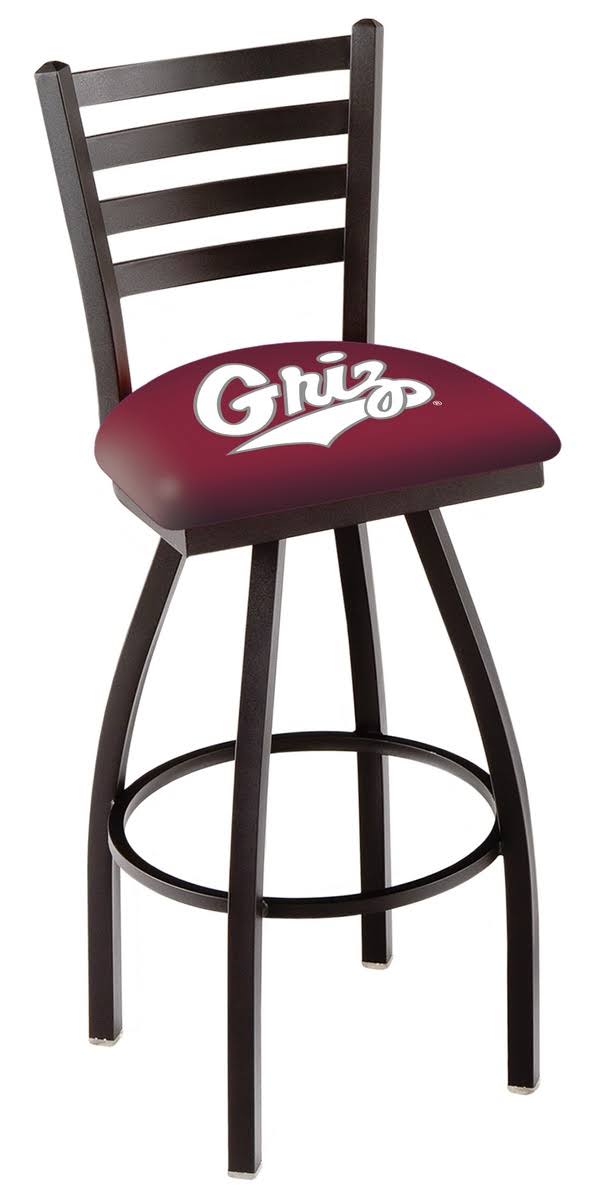Red Ladder Back High Top Swivel Bar Stool Chair M649249