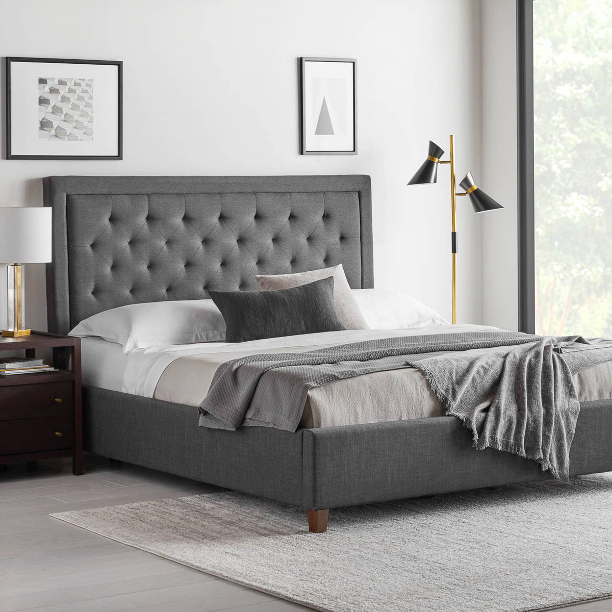 Queen Stone Headboard O9965