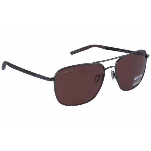 Shiny Gunmetal Sunglasses U3664