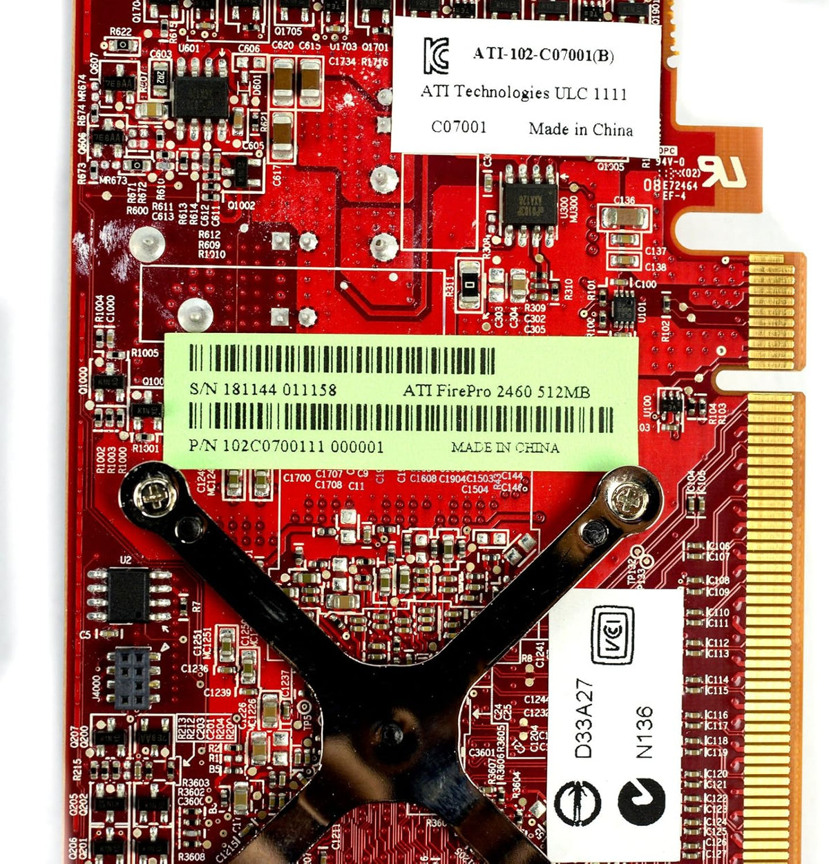 512MB Graphics Memory 4x Mini Display Port Low Profile PCI Express Video Card M7356