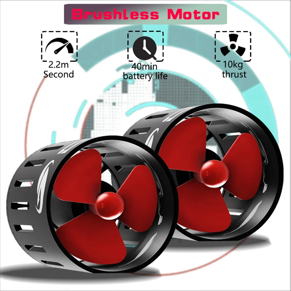 2pcs Electric Underwater Scooters 20M Waterproof P930061