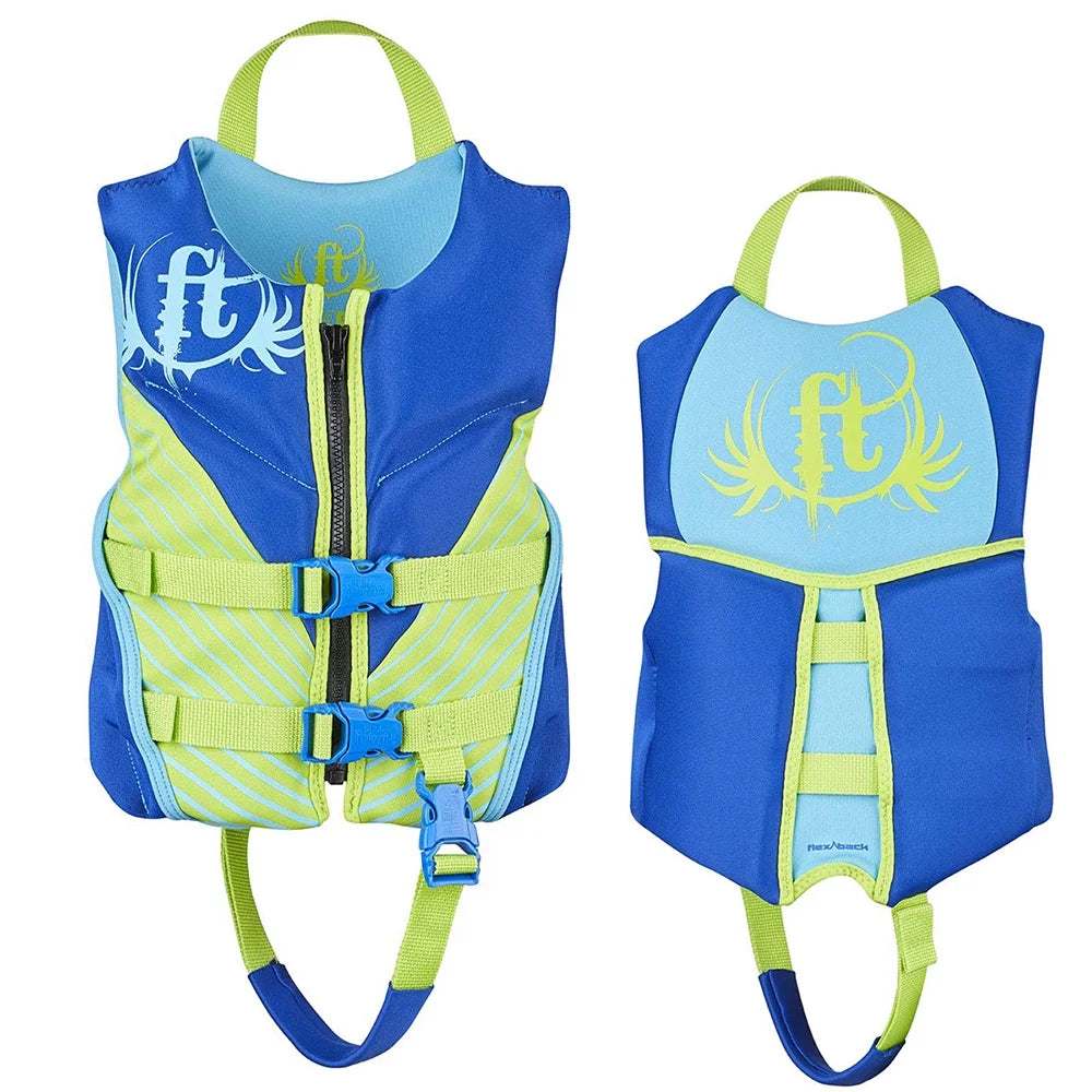 Hinged Rapid-Dry Flex-Back Vest Blue/Green Child Z68285